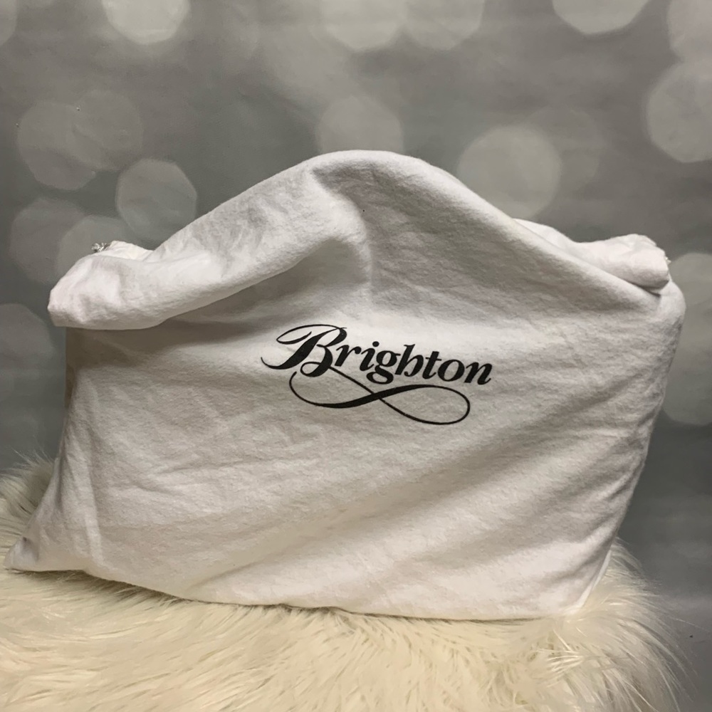 EUC Brighton straw and animal print bag with dust cover - Picture 13 of 13